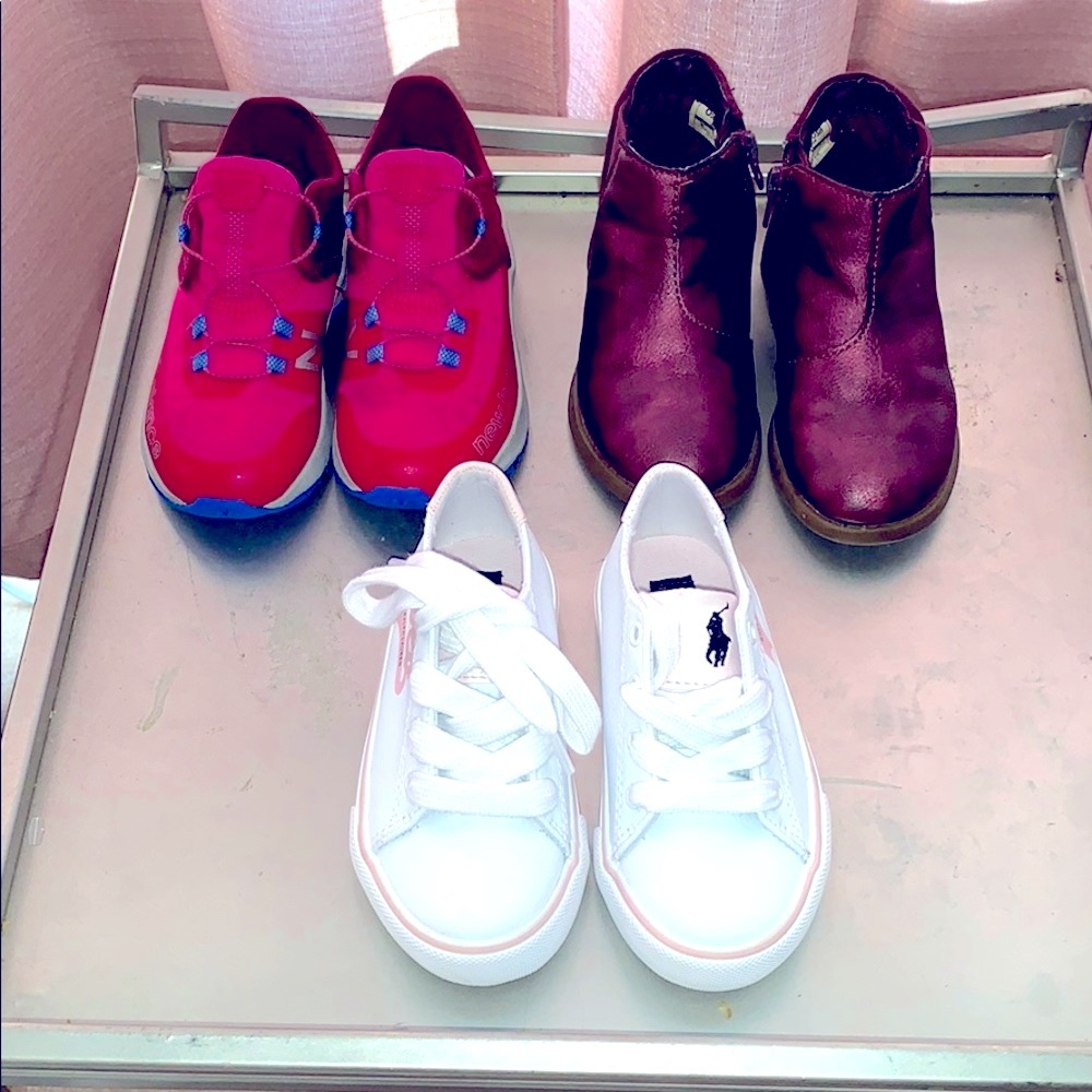 Updated: 2 Pair Size 8T Girl Sneaker Bundle